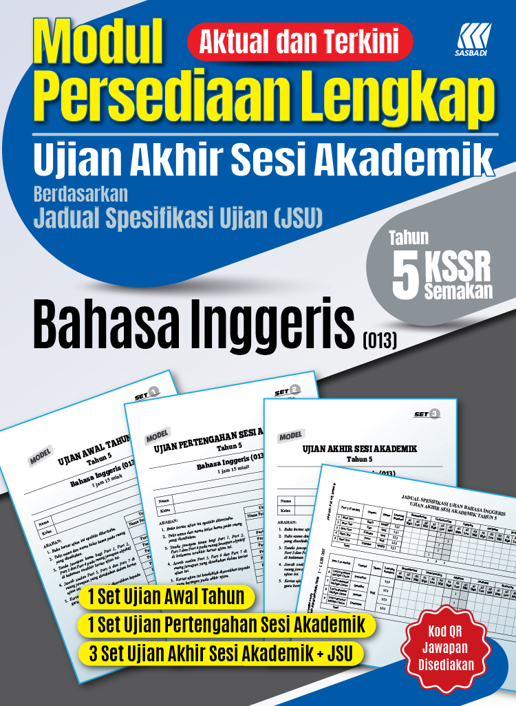 Modul Persediaan Lengkap UASA KSSR English Year 5 Cover